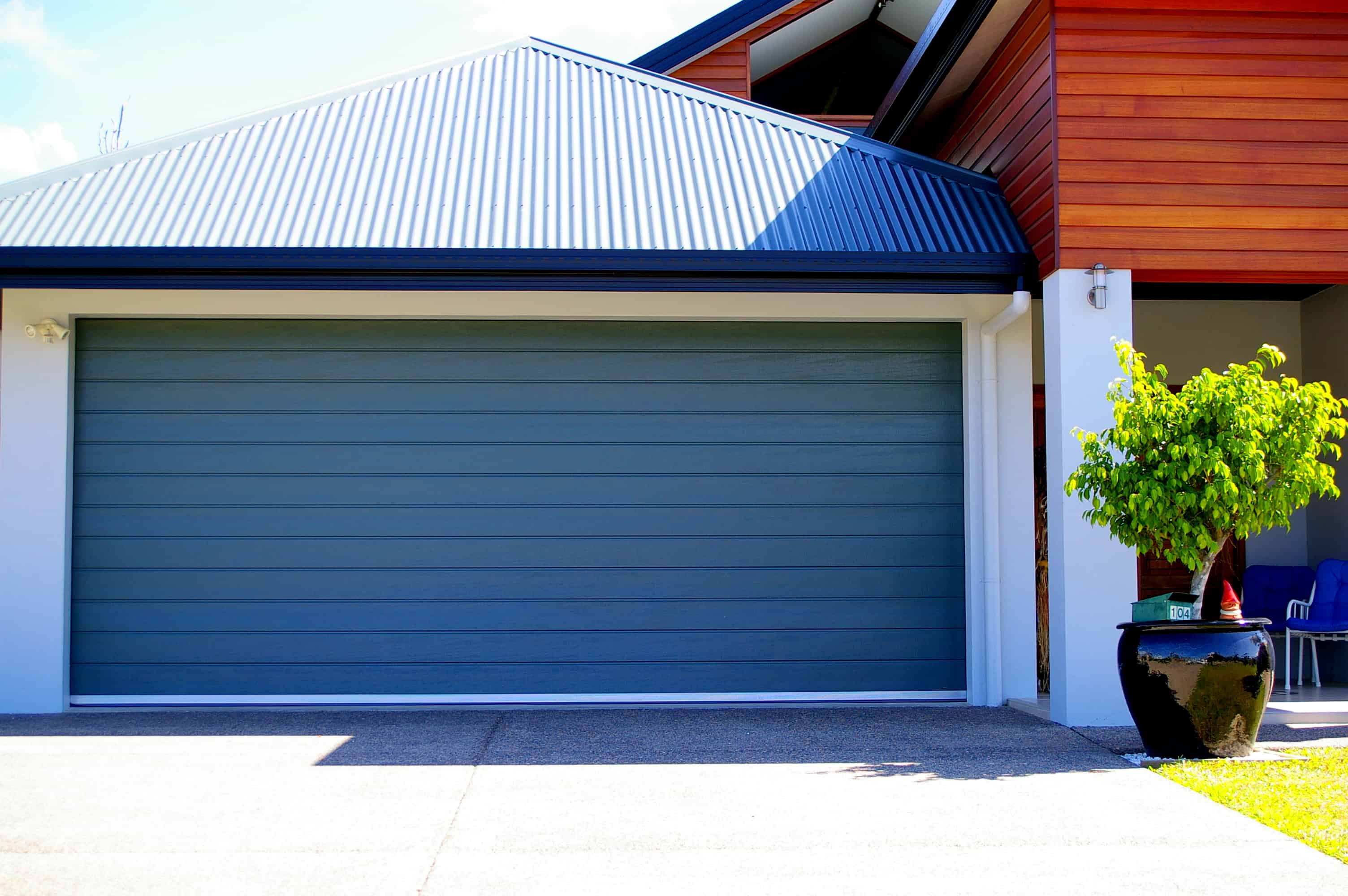 New Garage Door Panels Edmonton for Small Space