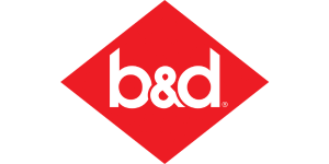 B&D garage doors logo