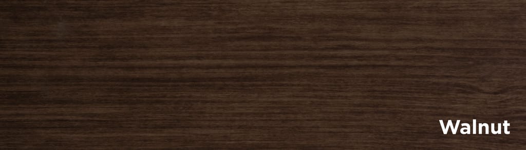 Dark walnut wood grain with the word Walnut in the bottom-right corner.