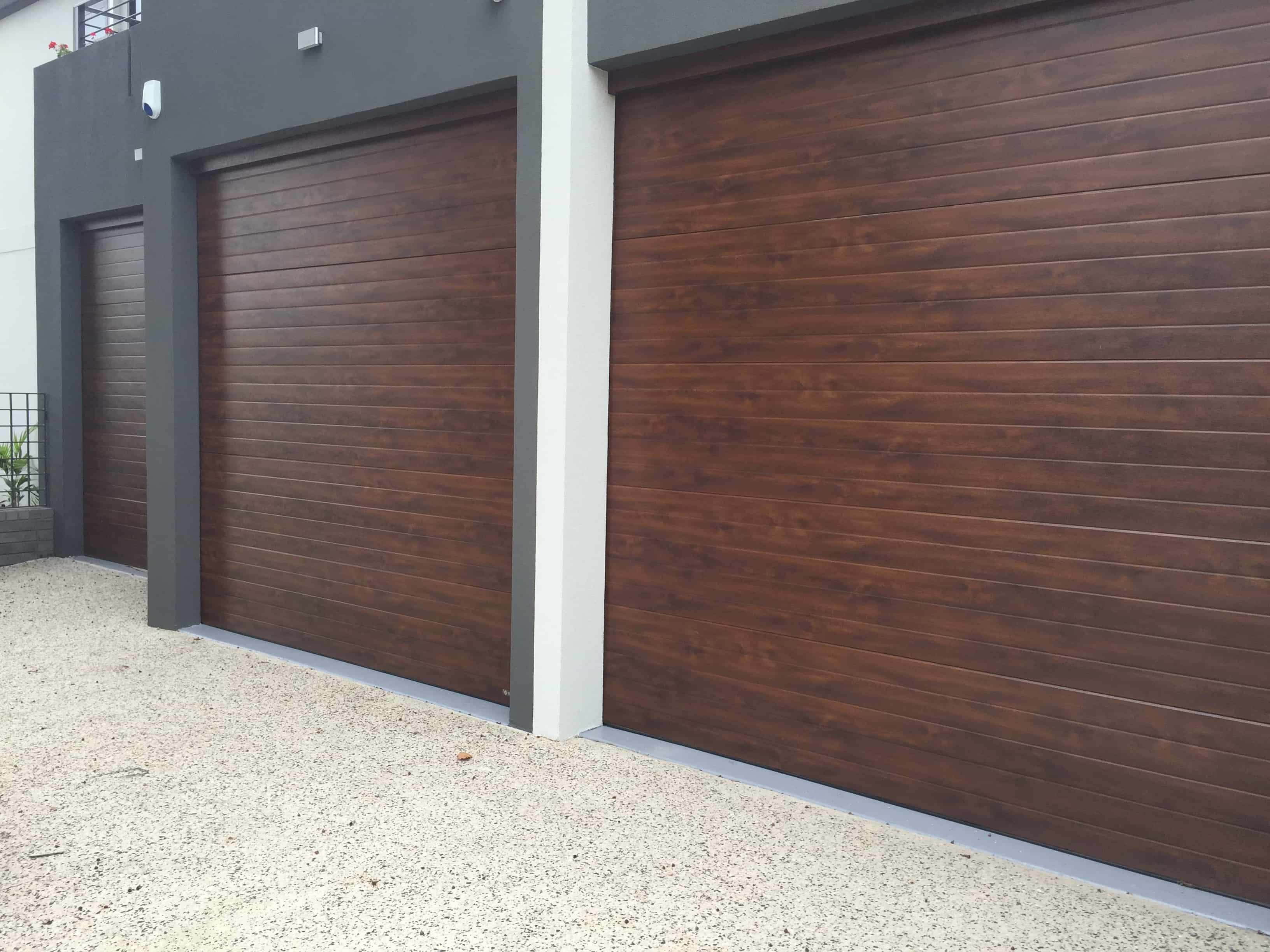 size of sectional garage door